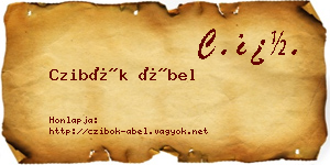 Czibók Ábel névjegykártya